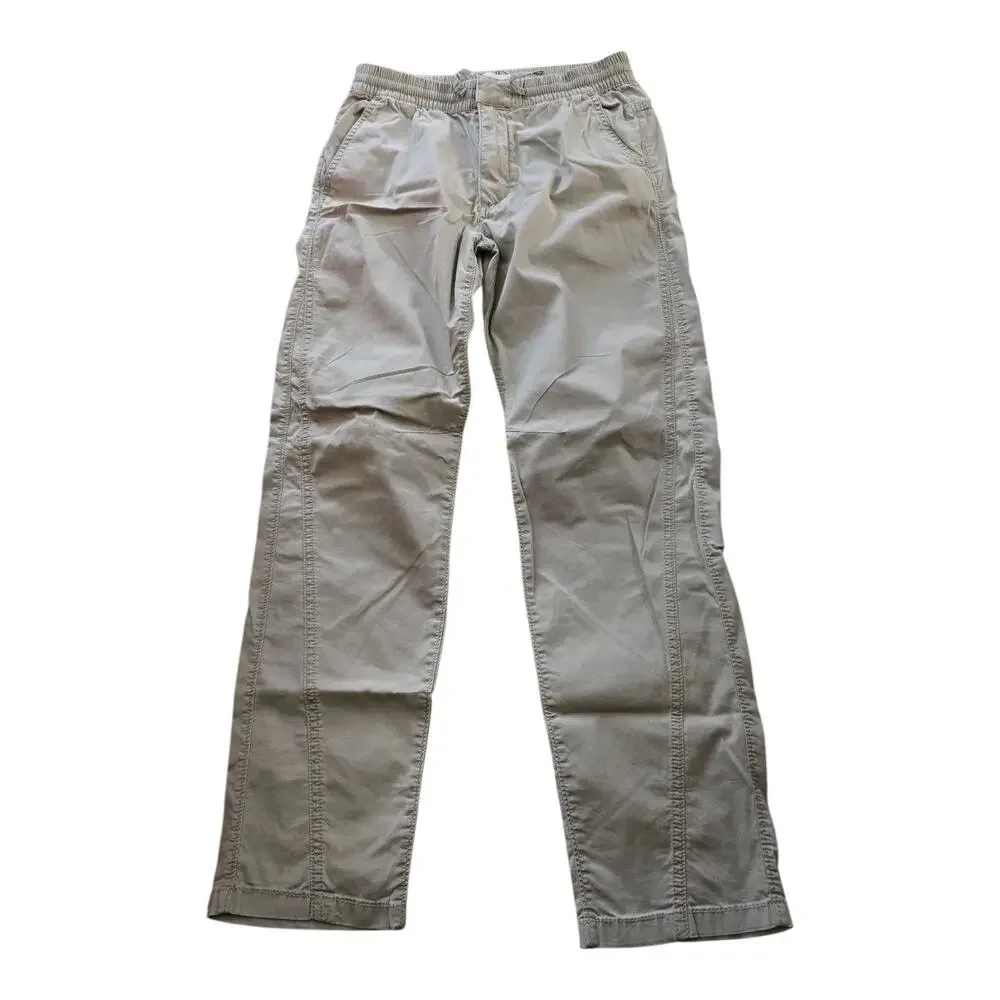 Abercrombie kids beige pull on Cargo pants Boy SZ 11/12